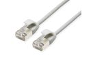 ROLINE U/FTP DataCenter Patchkabel Kat.6A (Class EA), LSOH, slim, grau, 2 m