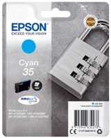 Epson Padlock Singlepack Cyan 35 DURABrite Ultra Ink