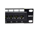TRENDnet TC-P12C6 Patch Panel, 12-Port Cat. 6 Unshielded