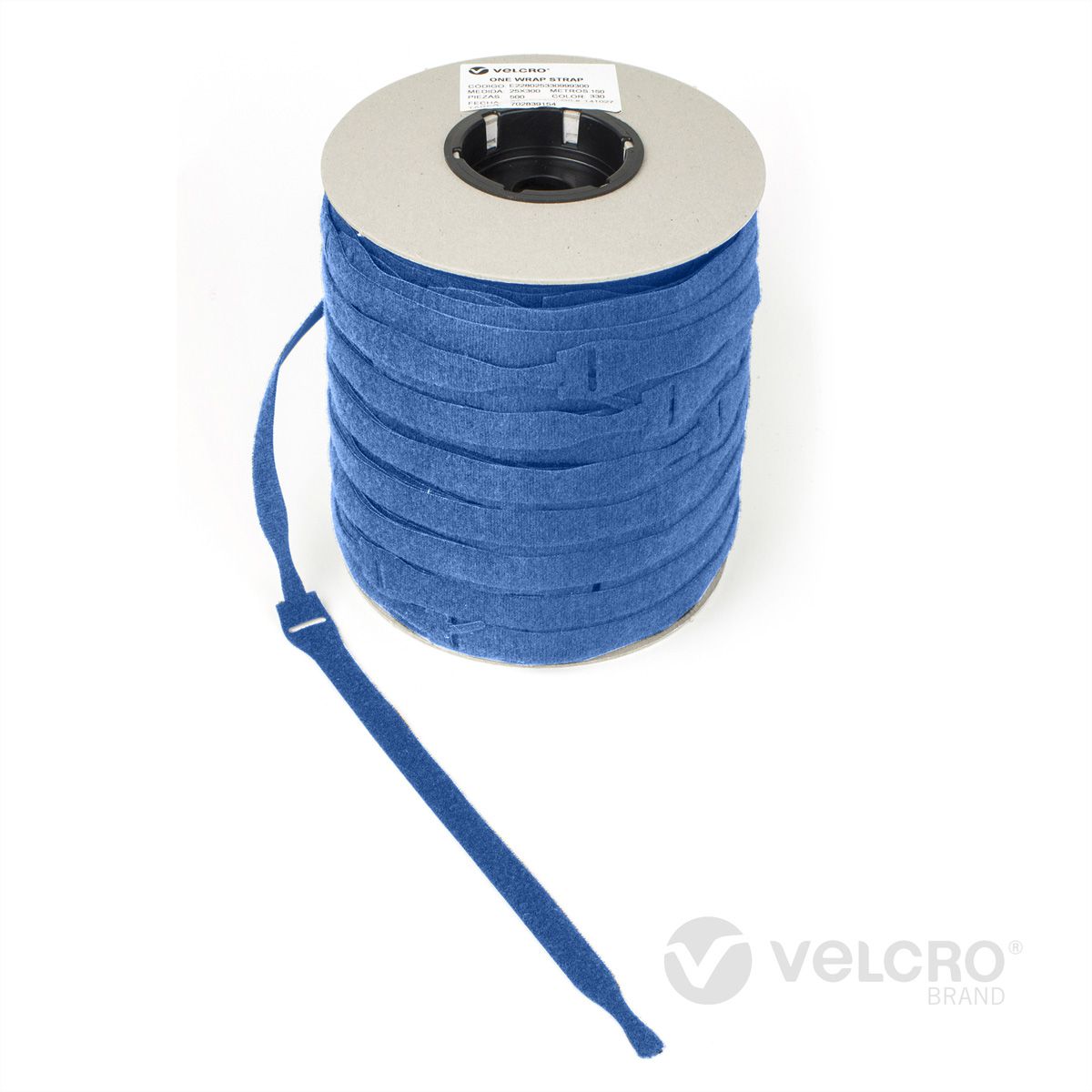 VELCRO® One Wrap® Strap 20mm x 200mm, 750 Stück, blau
