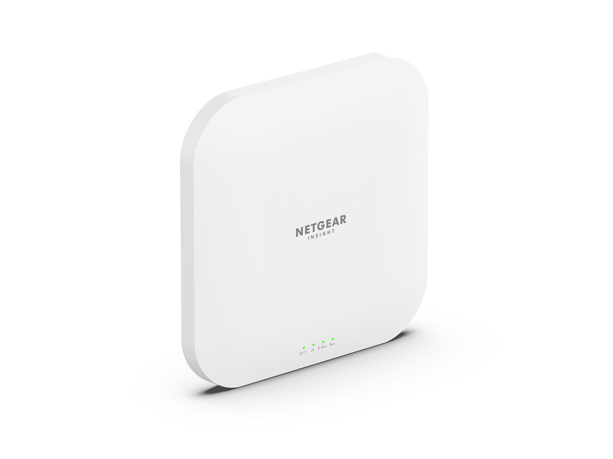 NETGEAR Insight Cloud Managed WiFi 6 AX3600 Dual Band Access Point (WAX620) 3600 Mbit/s Weiß Power over Ethernet (PoE)