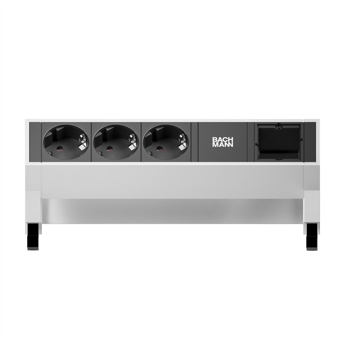 BACHMANN DESK2 3x Schutzkontakt GST18 Inox