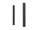 SCHROFF 19"-Winkelprofil mit Universal-Lochung (EIA), RAL 7021 - WINKELPROFIL 19"16HE 7021(2X)
