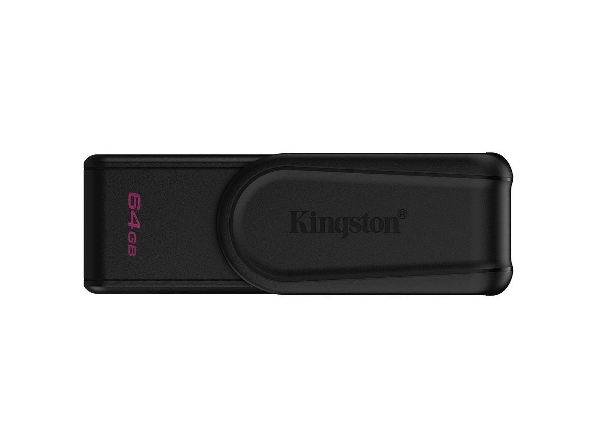 Kingston Technology DataTraveler 64GB Portable USB 3.2 Gen 1 Exodia S (Schwarz/Schwarz)