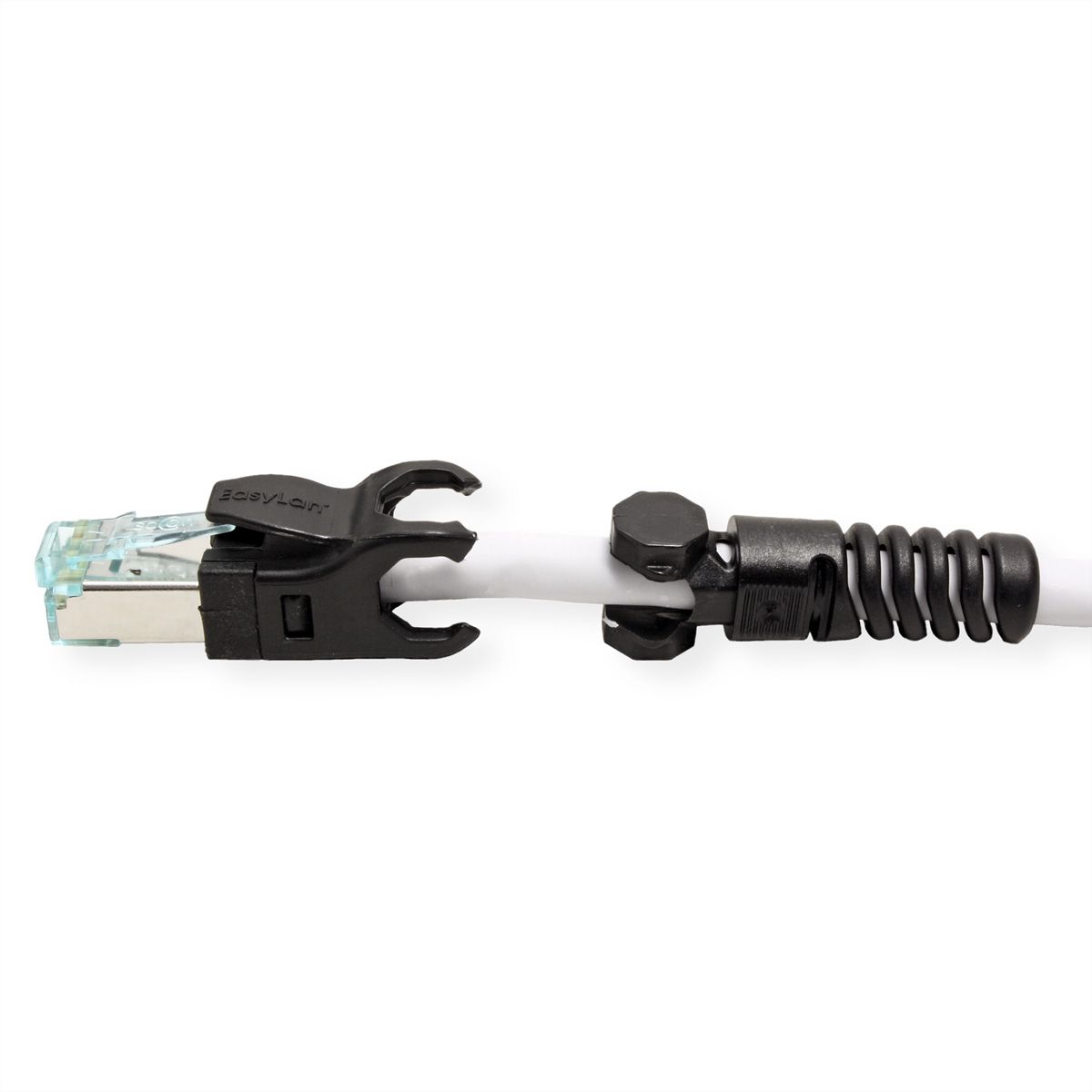 EasyLan VarioBoot Patchkabel Cat.6A, S/FTP, grau, 1,5 m