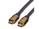 ROLINE 4K PREMIUM HDMI Ultra HD Kabel mit Ethernet, ST/ST, schwarz, 4,5 m