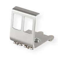 VALUE Hutschienen-Adapter unbestückt, für 2 Keystones