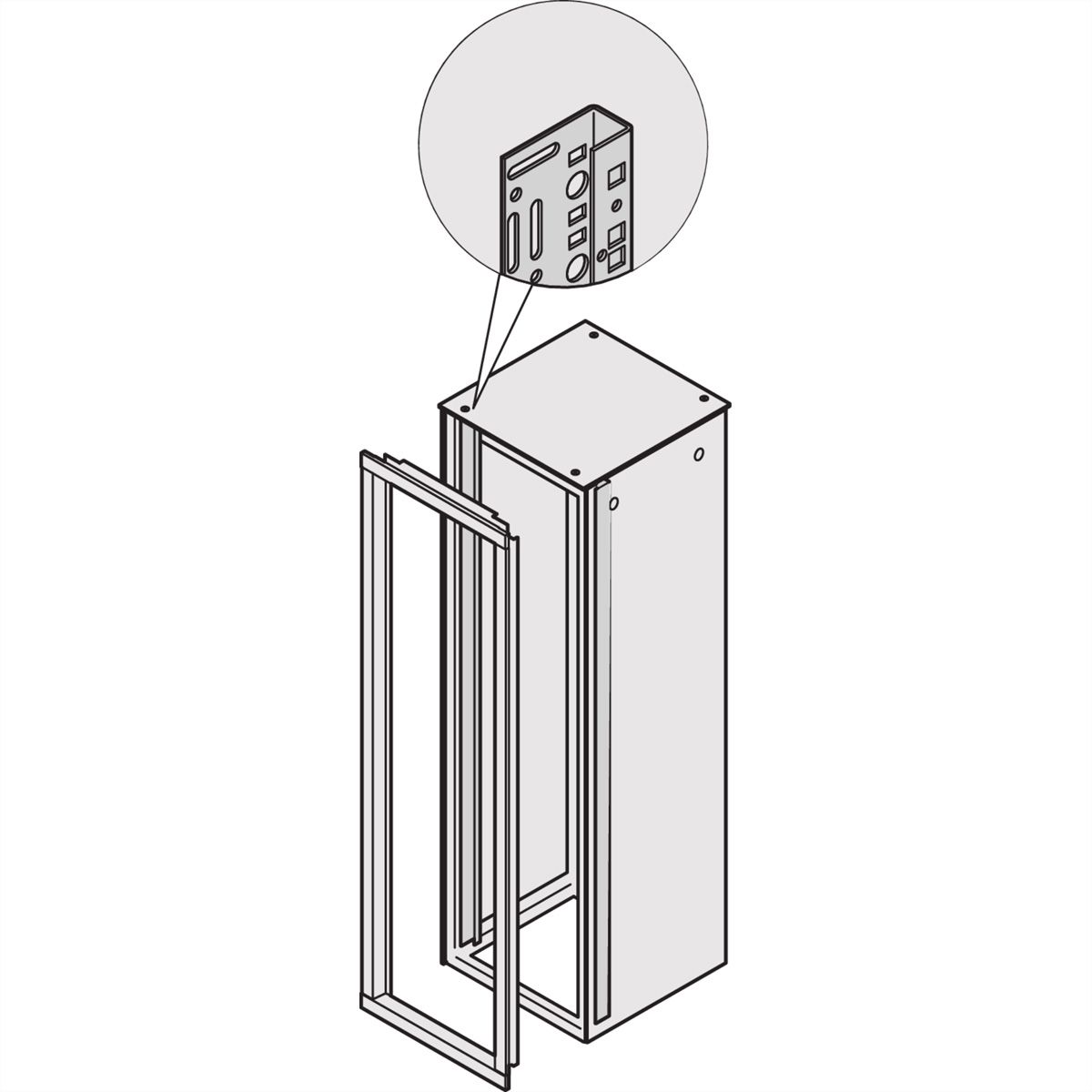 SCHROFF Adaptionswinkel - ADAPTIONSWINK. 29HE 7035 2ST