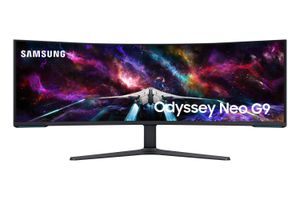 Samsung G95NC LED display 144,8 cm (57") 7680 x 2160 Pixel Dual UHD Schwarz, Weiß