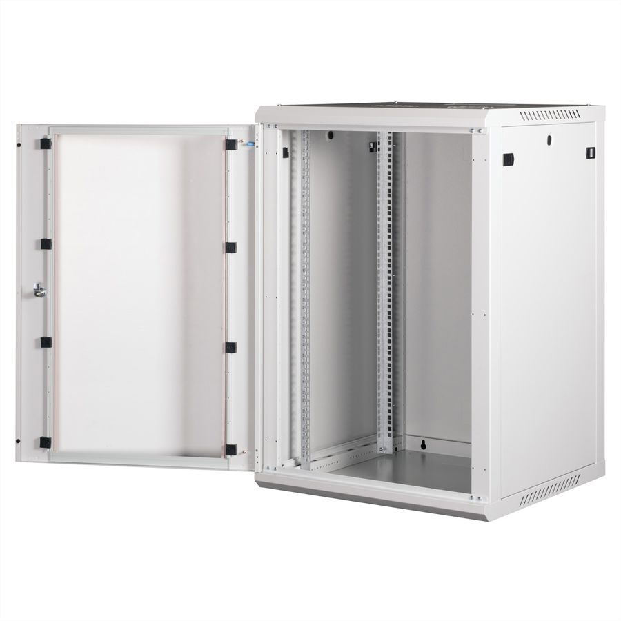 ROLINE 19-Zoll Wandgehäuse Basic Plus 18HE, 600x600 BxT grau