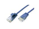 ROLINE UTP DataCenter Patchkabel Kat.6A (Class EA), LSOH, slim, blau, 1,5 m