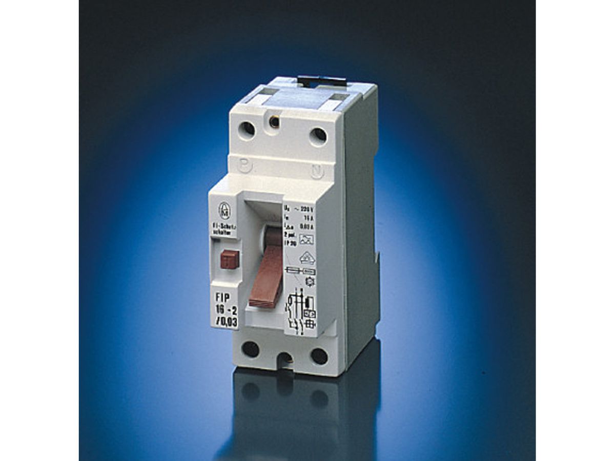 SCHROFF FI-Schutzschalter, 16 A, 30 mA - FI-SCHUTZSCHALTER 16A/30MA