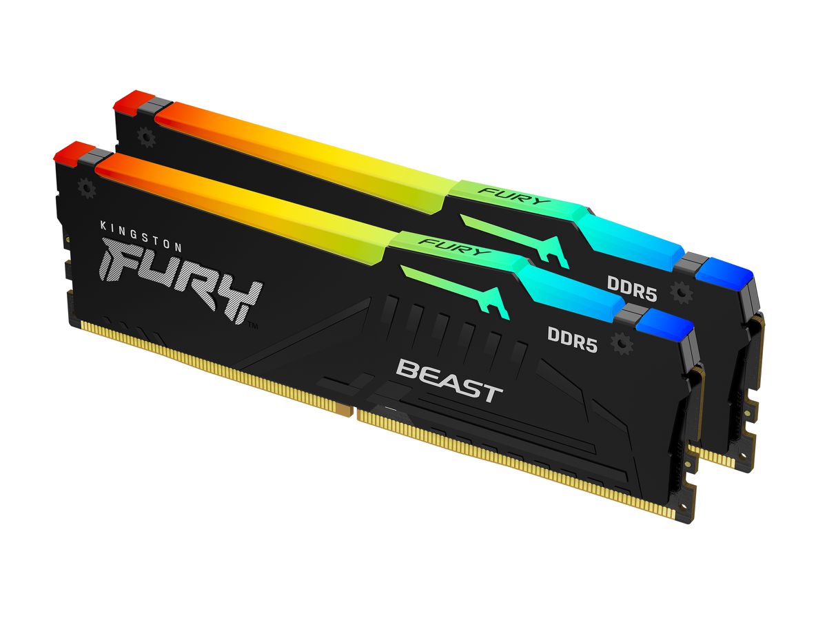 Kingston Technology FURY Beast 32GB 6000MT/s DDR5 CL30 DIMM (2er-Kit) RGB XMP