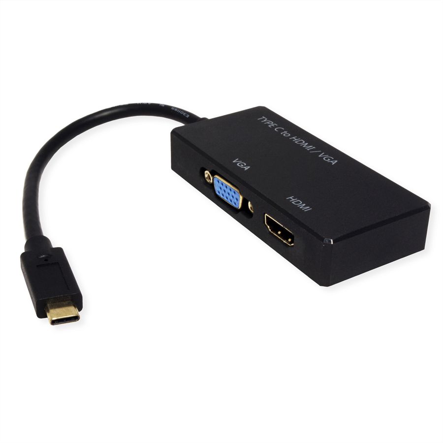 VALUE Display Adapter USB Typ C - VGA / HDMI