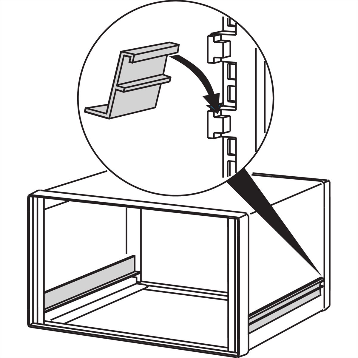 SCHROFF Gleitschienen - GLEITSCHIENE 600T COMPTEC