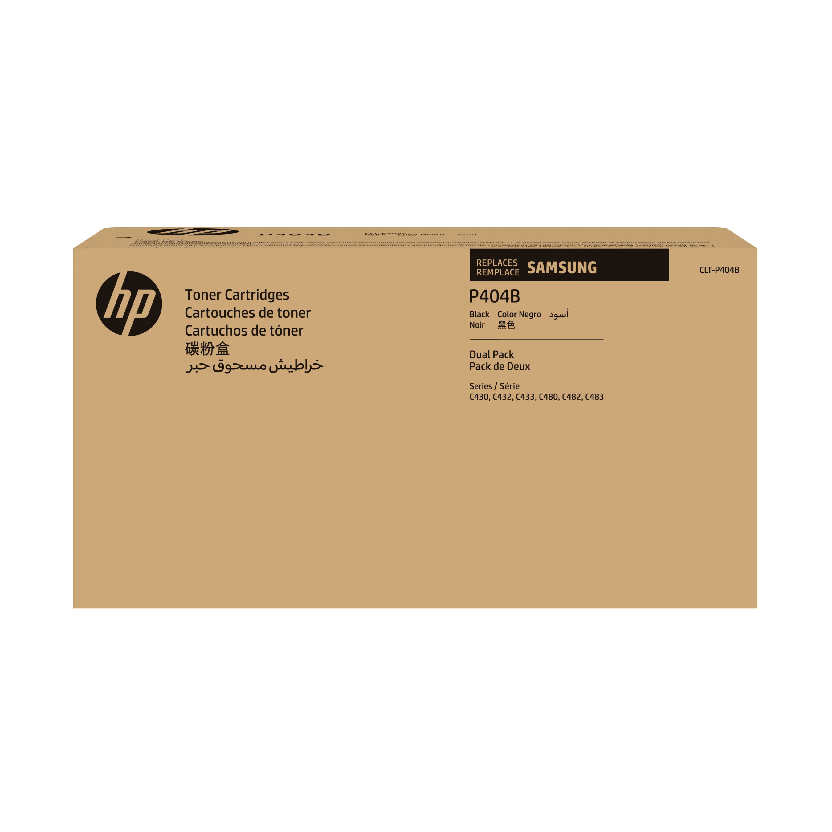 Samsung CLT-P404B 2er-Pack Schwarz Original Tonerkartusche