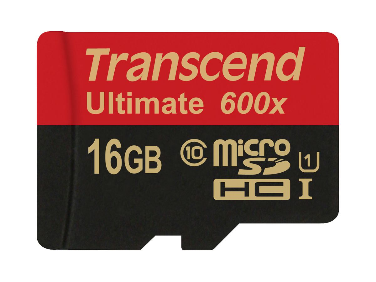 Transcend 16GB microSDHC Class 10 UHS-I (Ultimate) Speicherkarte MLC Klasse 10