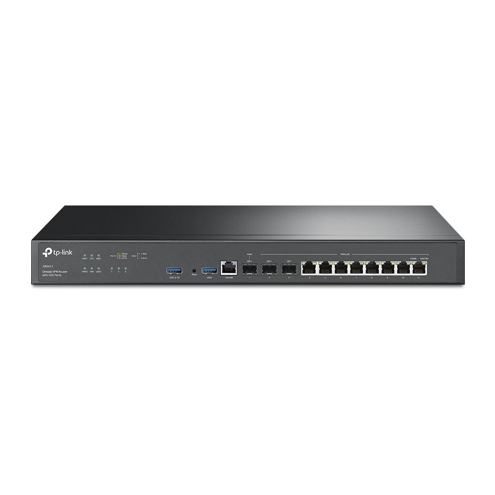 TP-Link ER8411 Kabelrouter Gigabit Ethernet Schwarz