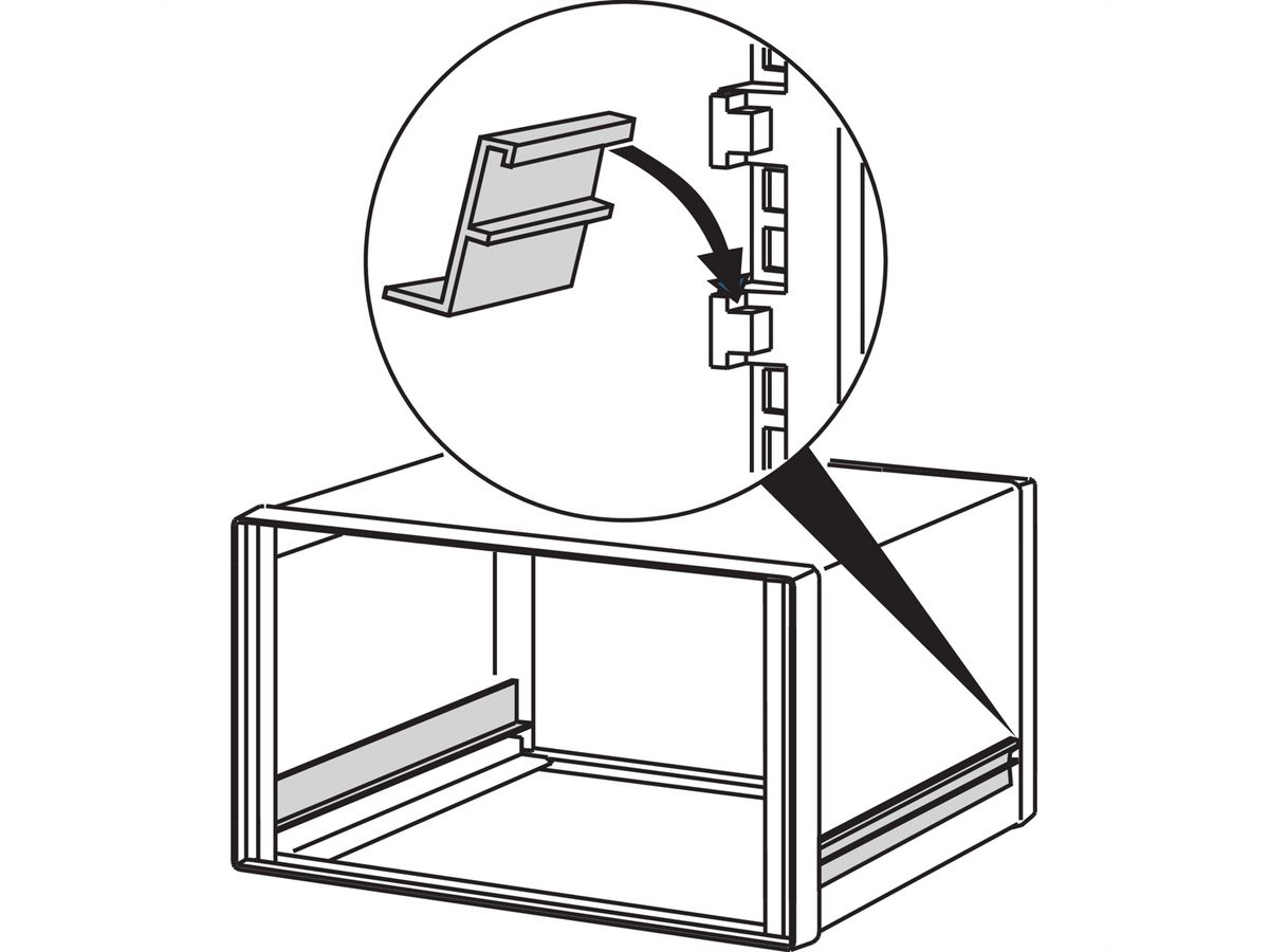 SCHROFF Gleitschienen - GLEITSCHIENE 500T COMPTEC