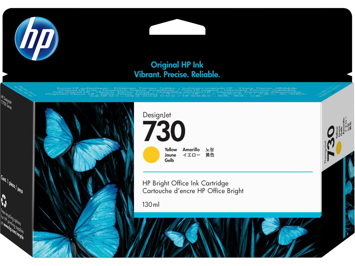 HP 730 DesignJet Druckerpatrone Gelb 130 ml