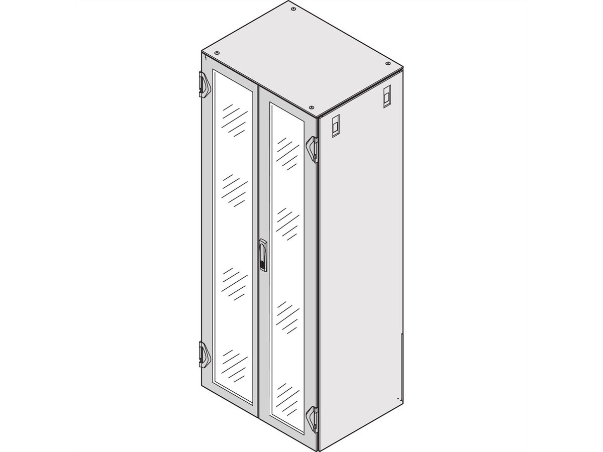 SCHROFF DPL.TUER VRGL.1600H600B 7021