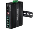 TRENDnet TI-PG62B 6port Switch PoE+ 2SFP Industrial Gigabit