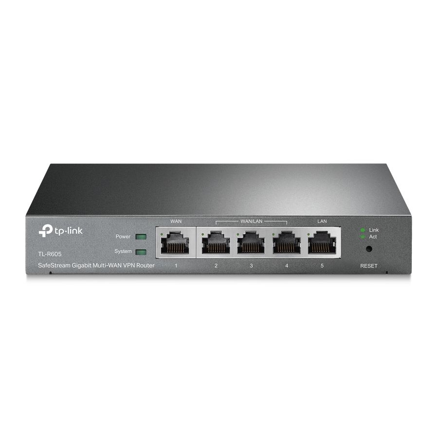 TP-LINK TL-R605 Kabelrouter 10 Gigabit Ethernet, 100 Gigabit Ethernet Schwarz