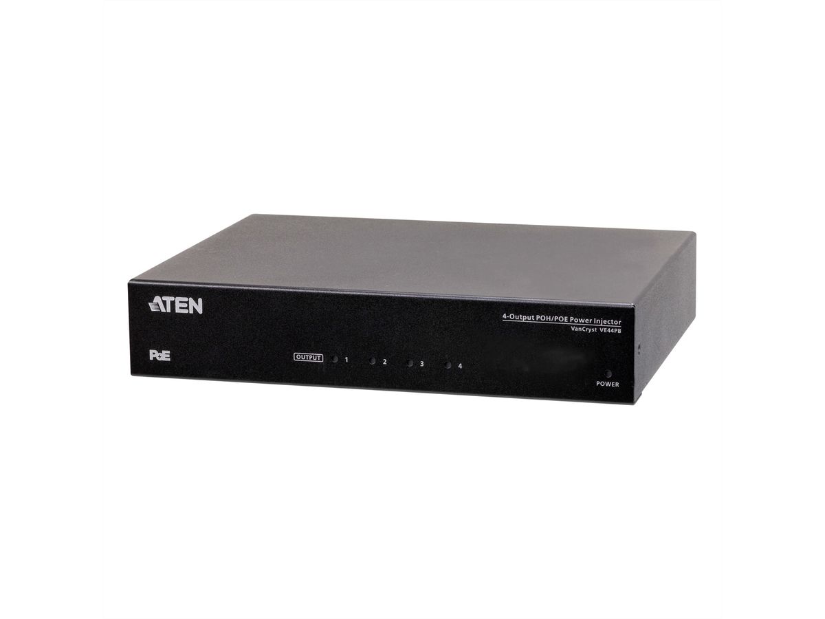 ATEN VE44PB 4-Output POH/POE Power Injektor