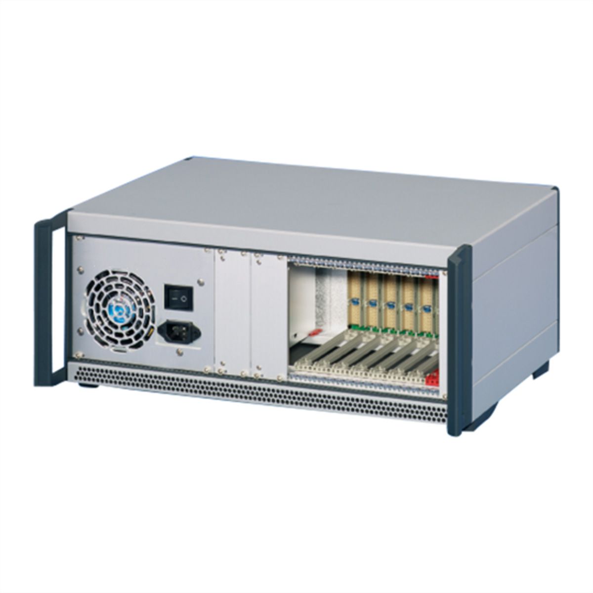 SCHROFF System, 4 HE, 8 Slot, mit Rear I/O - CPCI SYST.4HE 84TE 160/80D