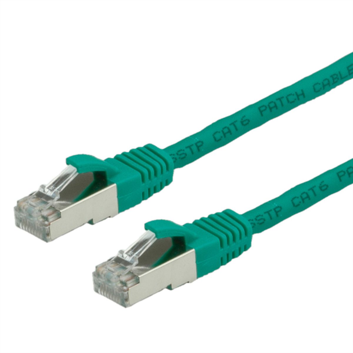 VALUE Patchkabel Cat.6 (Class E) S/FTP (PiMF), LSOH, grün, 3 m