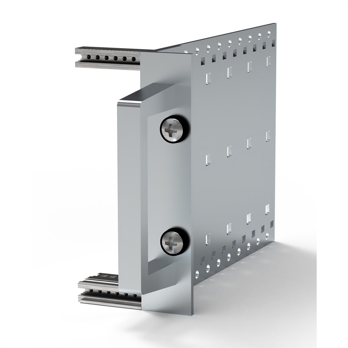 SCHROFF Frontgriff, einteilig - FRONTGRIFF ALU 3HE ELOXIERT