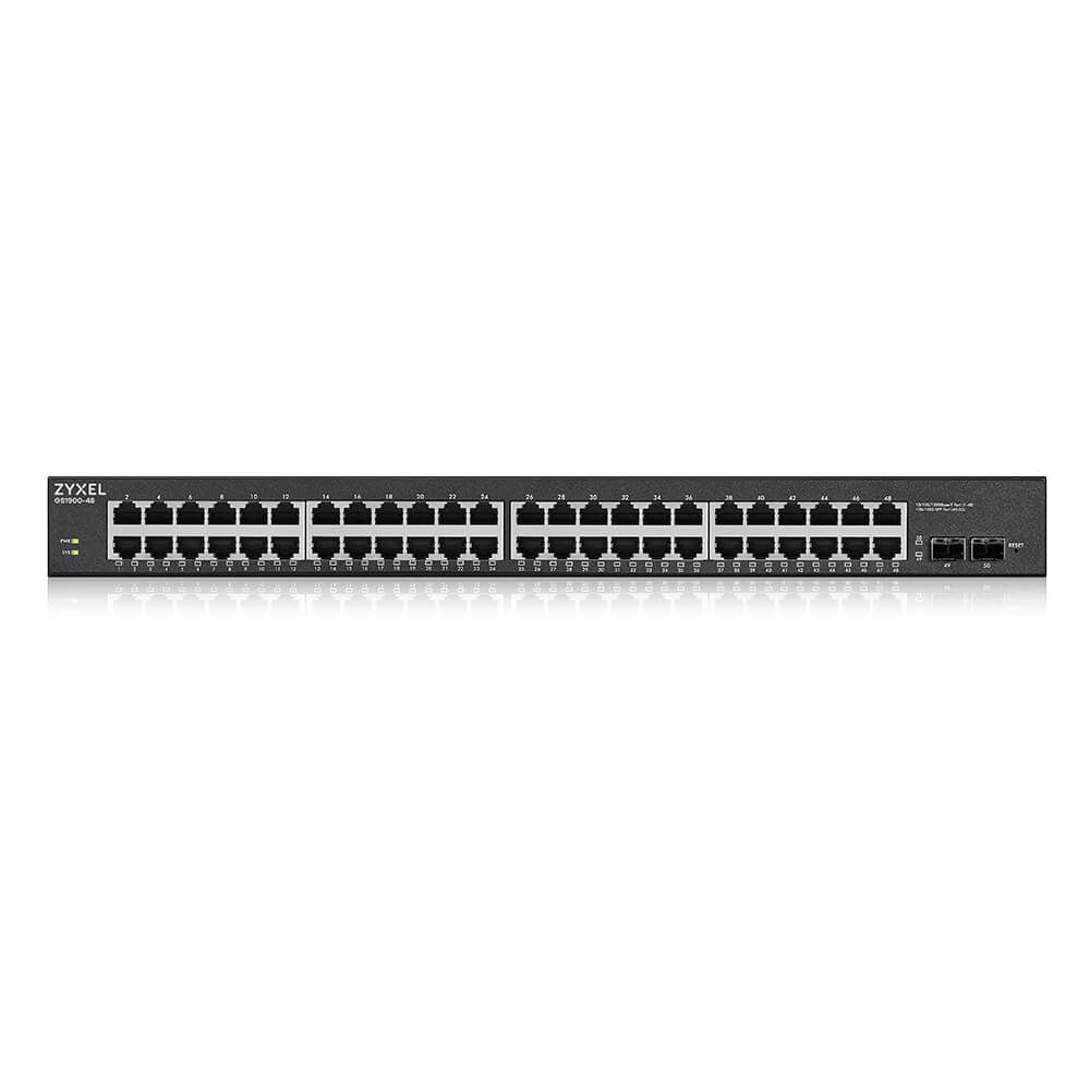 Zyxel GS1900-48HPv2 Managed L2 Gigabit Ethernet (10/100/1000) Power over Ethernet (PoE) Schwarz