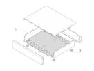 SCHROFF MONTAGEPLATTE 19" 310T