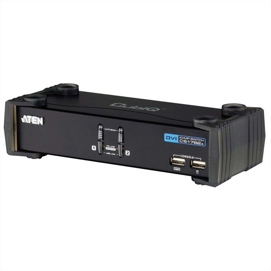 ATEN CS1762A KVM Switch DVI, USB, Audio, USB-Hub, 2 Ports