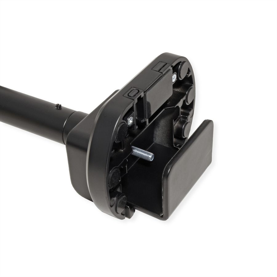 ROLINE Schwerlast-LCD-Arm, Trägerstange, 4 Gelenke, Tischmontage, bis 27 kg, schwarz