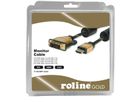 ROLINE GOLD Monitorkabel DVI-HDMI, ST-ST, (24+1) dual link, Retail Blister, 2 m