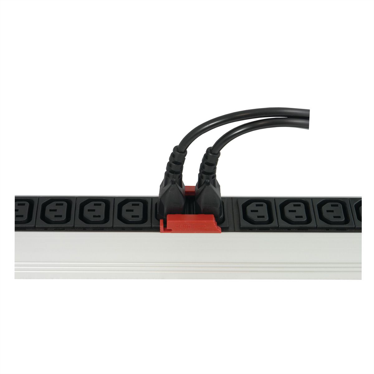 SCHROFF Verriegelungslasche für IEC 60320-C13-Stecker - VERRIEGELUNGSLASCHEN (12STK)