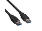 ROLINE USB 3.2 Gen 1 Kabel, Typ A-A, schwarz, 3 m