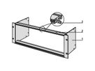 SCHROFF 19"-Modulträger europacPRO 3 HE/84 TE, Seitenwandtiefe 115,5 mm - 19"MODULTRAEGER 3HE 84TE115T