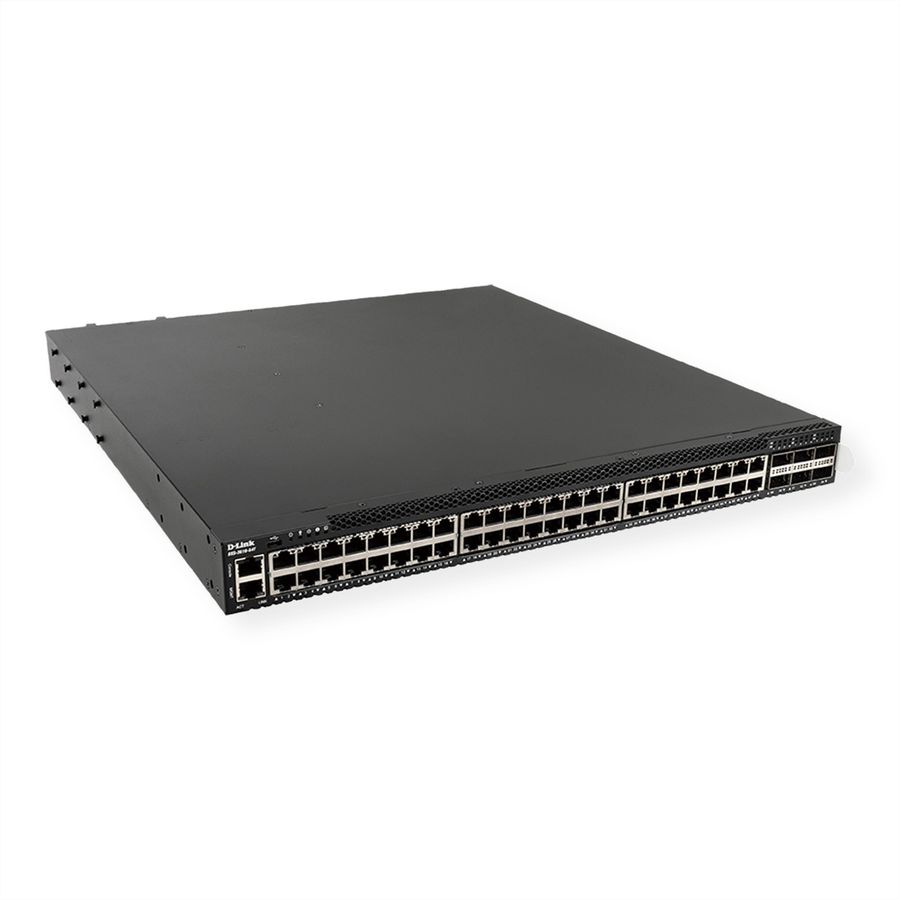 D-Link DXS-3610-54T/SI/E 48x 1/10GbE, 6x 40/100GbE QSFP+/QSFP28 Ports L3 Stackable 10G Managed Switch