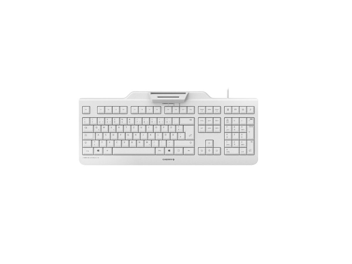 CHERRY JK-A0400EU-0 Tastatur USB QWERTZ US Englisch Grau