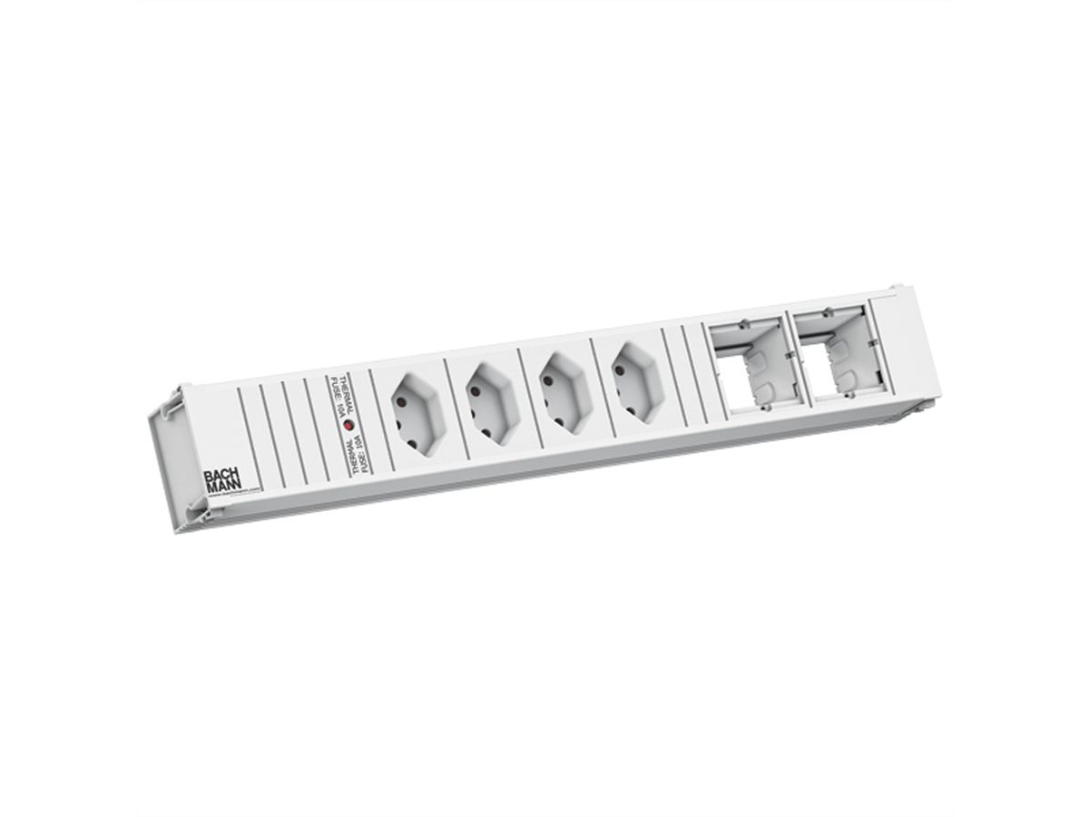 BACHMANN CONI 4xCH 0° 2xCM 0,2m GST18 RAL9010