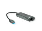 VALUE USB 3.2 Gen 1 zu Gigabit Ethernet Konverter + 3-Port USB Hub