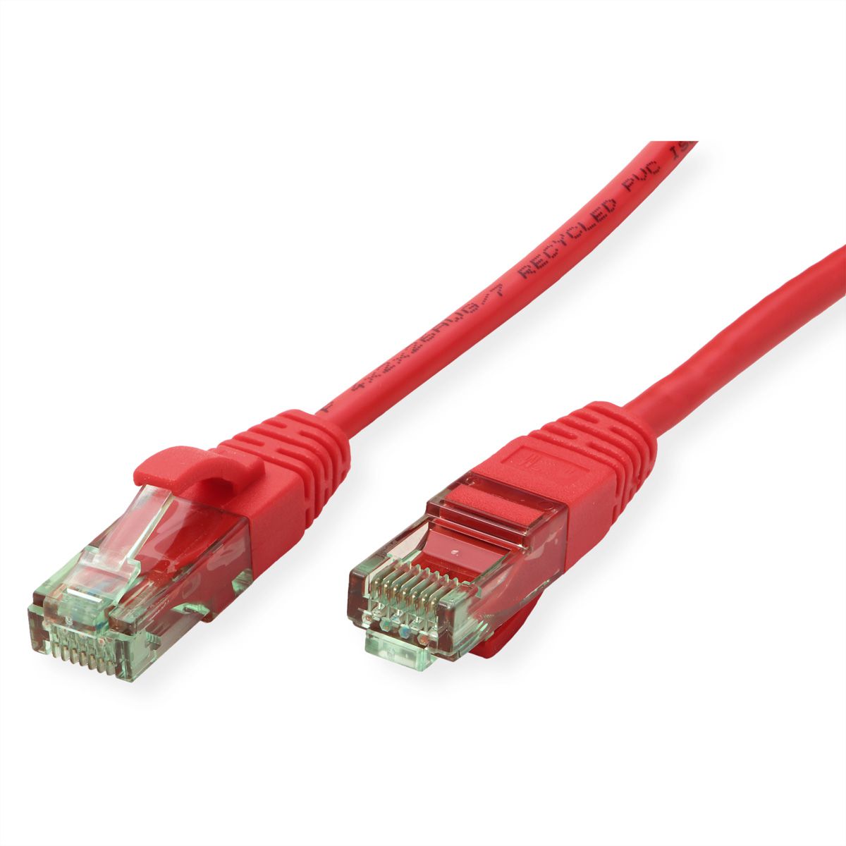 ROLINE RM Patchkabel Cat.6A UTP, rot, 20 m