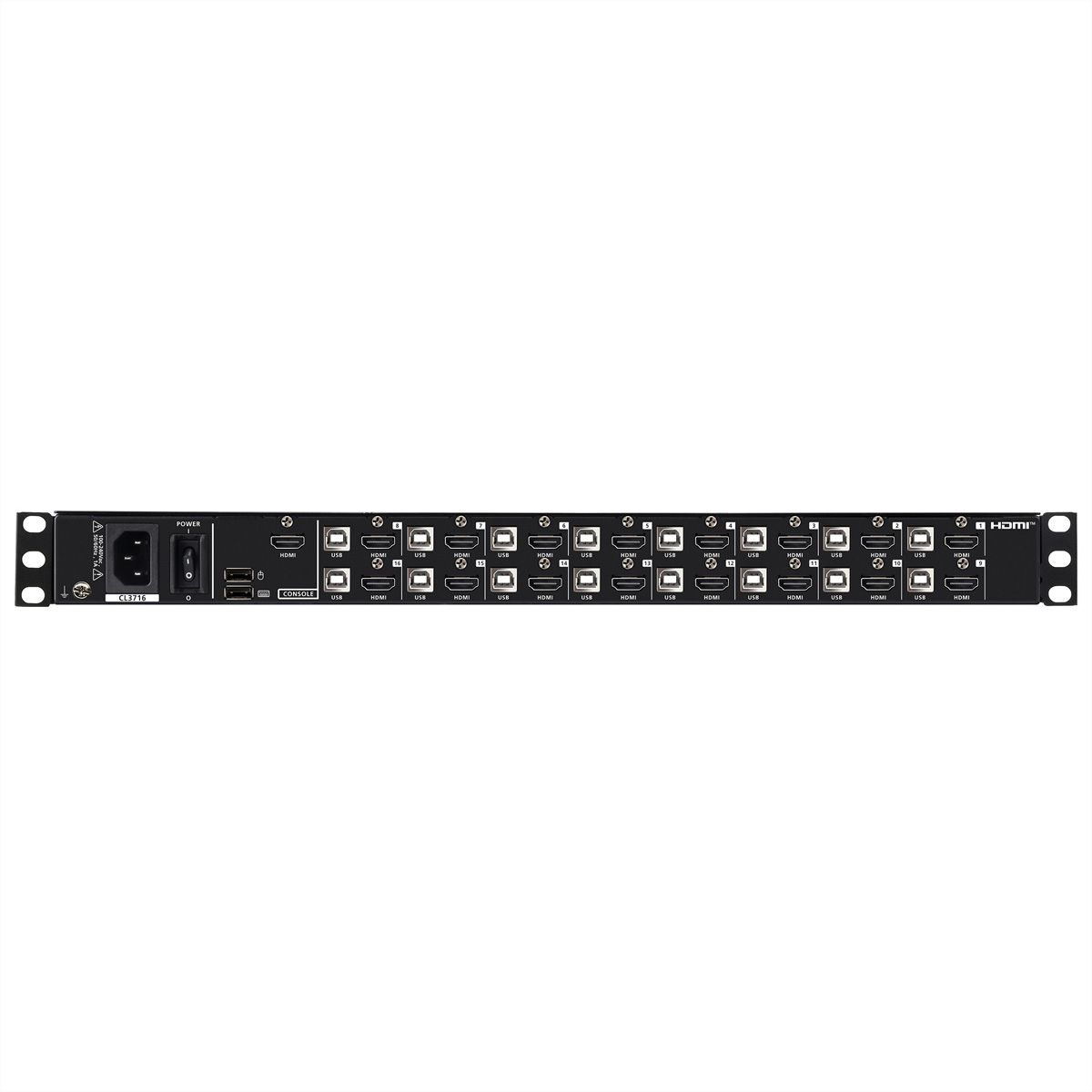 ATEN CL3716NX IT 16-Port USB HDMI LCD KVM Konsole, IT-Layout