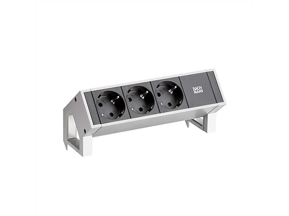BACHMANN DESK2 3xCEE7/3 Strom 0,2m