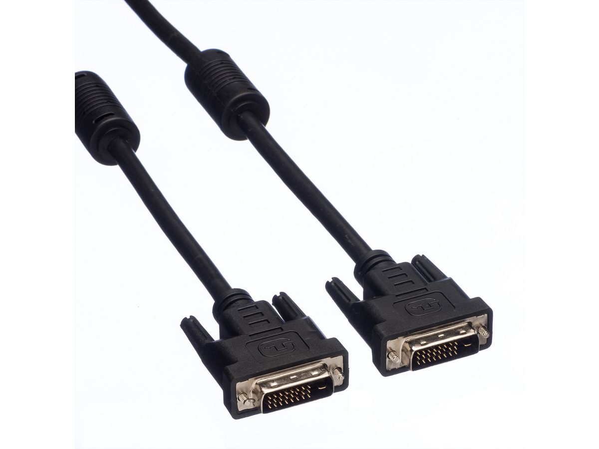 VALUE Monitorkabel DVI, DVI ST-ST, (24+1) dual link, 10 m