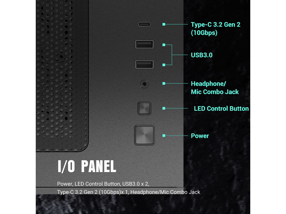 ANTEC CX60M ARGB PC Gehäuse Mini Tower Micro-ATX, weiß