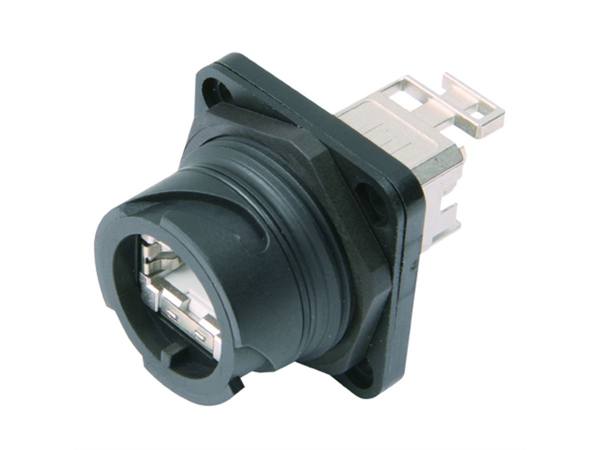 TELEGÄRTNER STX V1 Flanschset, RJ45 Modul A Cat.6A (ISO)