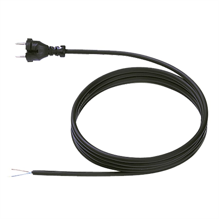 BACHMANN Kontur St.Zuleitung 2x1,0 3m, H05VV-F schwarz Kont.St./AEH